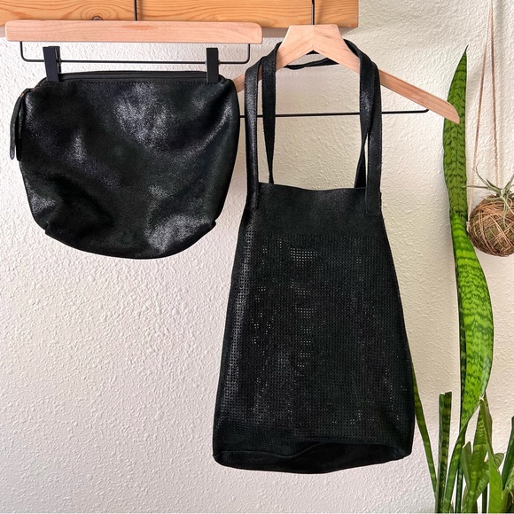 Anthropologie Handbags - Anthropologie Moda Luxe black leather bag